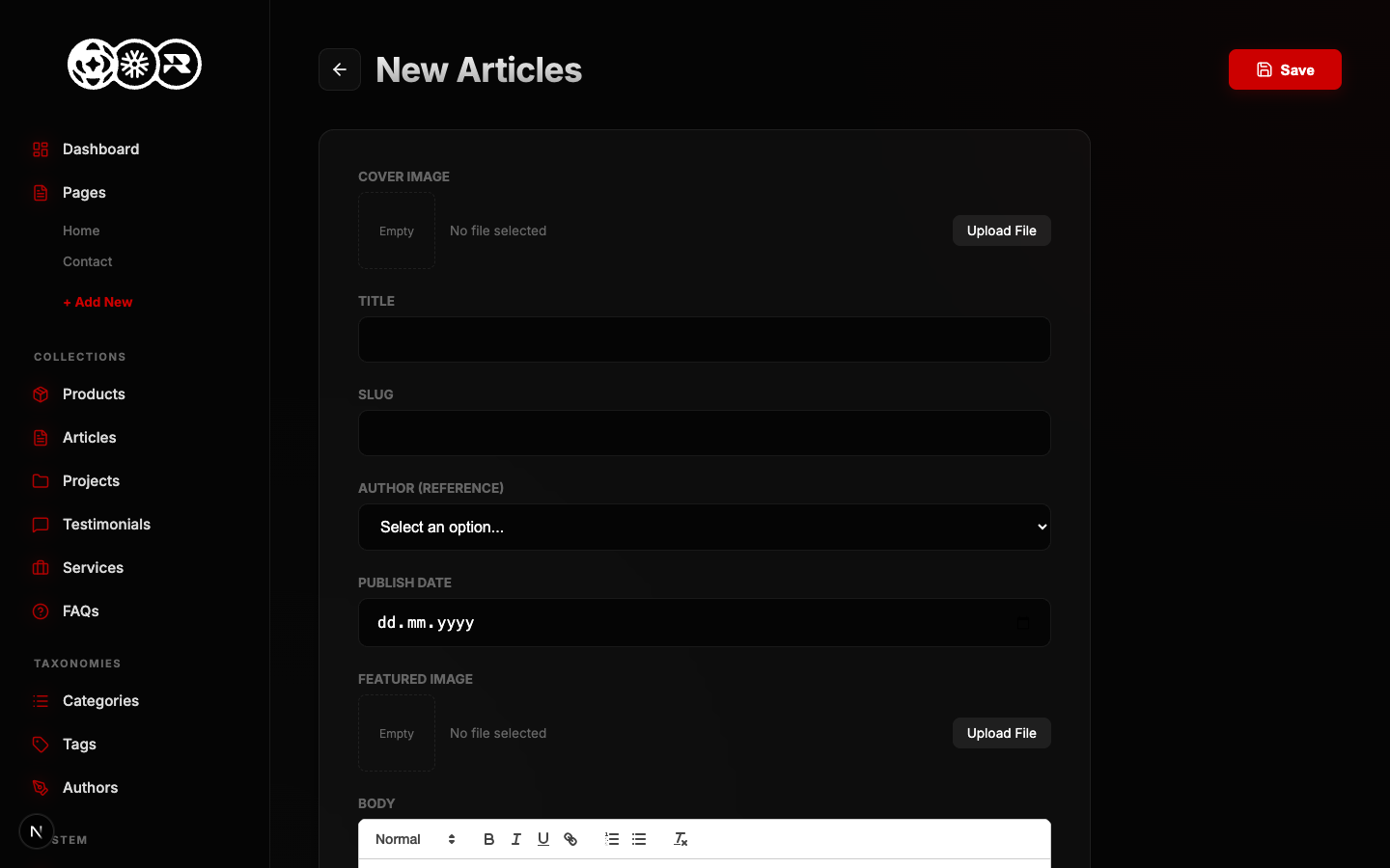 Editing Articles