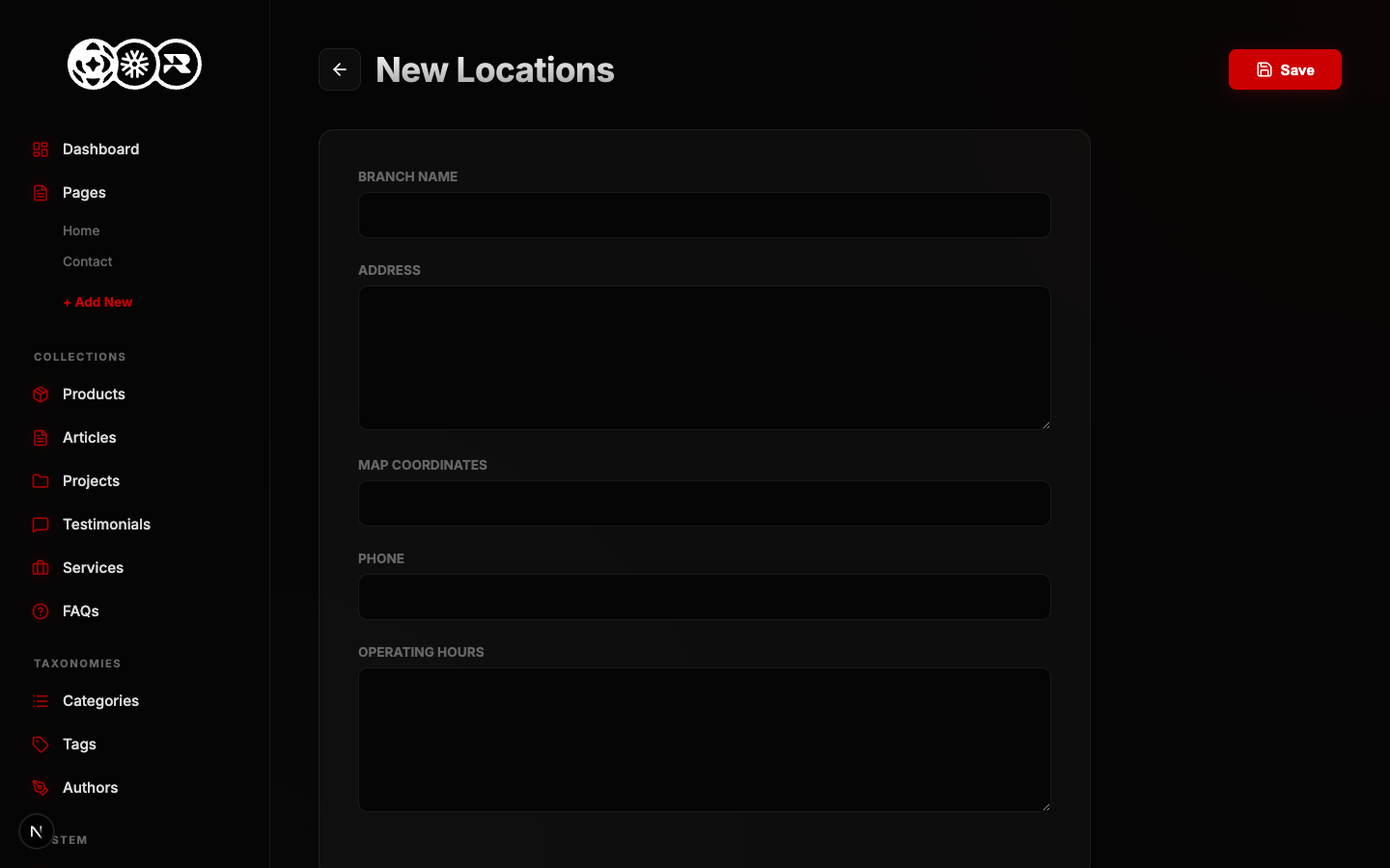 Adding Locations