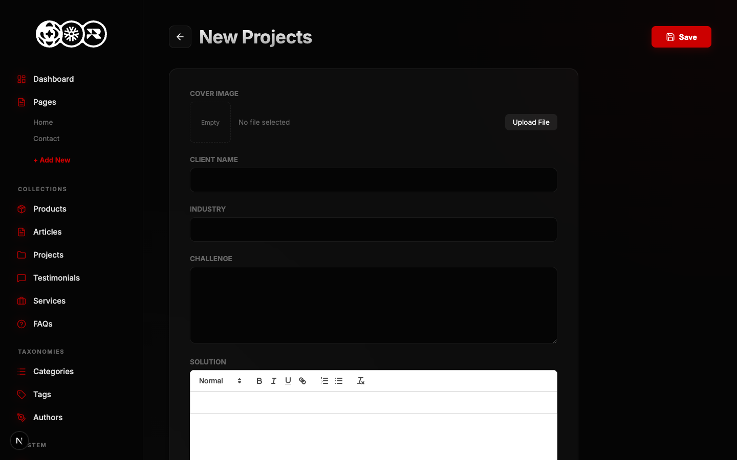 Editing Projects