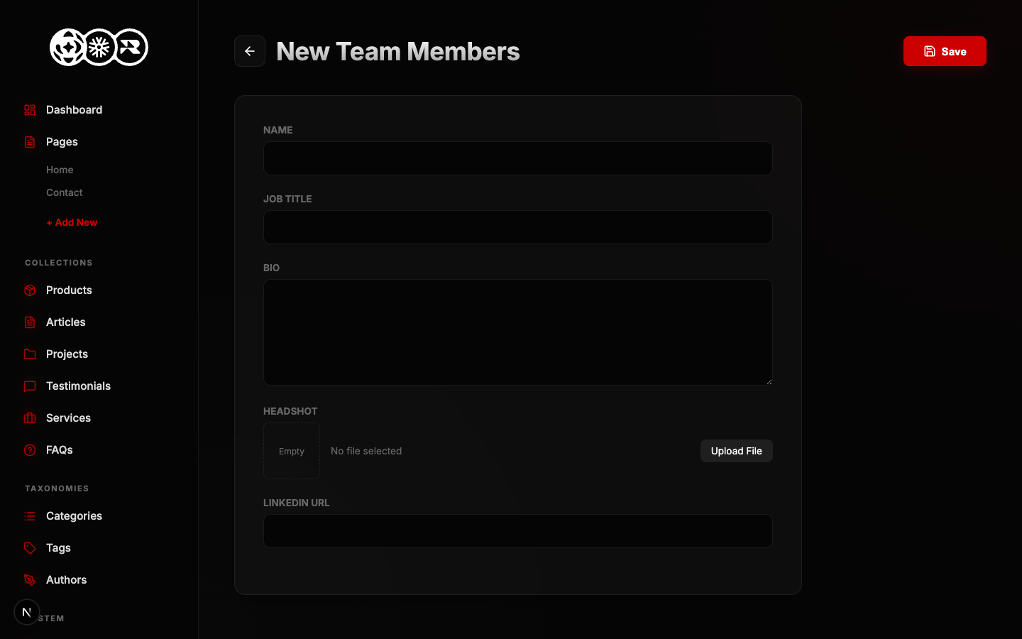 Adding Team Members
